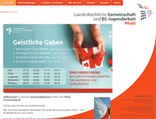 Tablet Screenshot of lkg-pfuhl.de